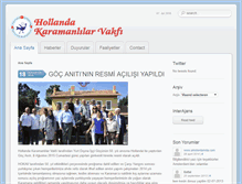 Tablet Screenshot of karamanvakfi.com